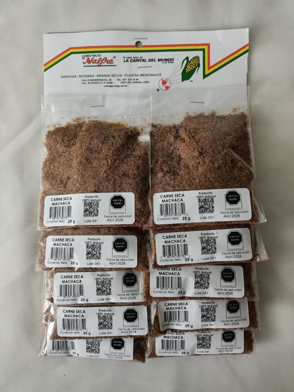 CARNE MACHACA CARTERA